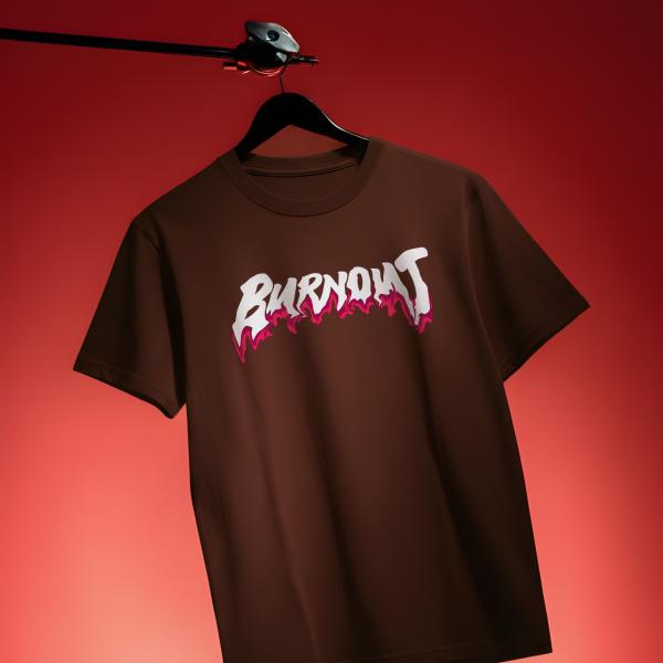Burnout- Typography tshirt