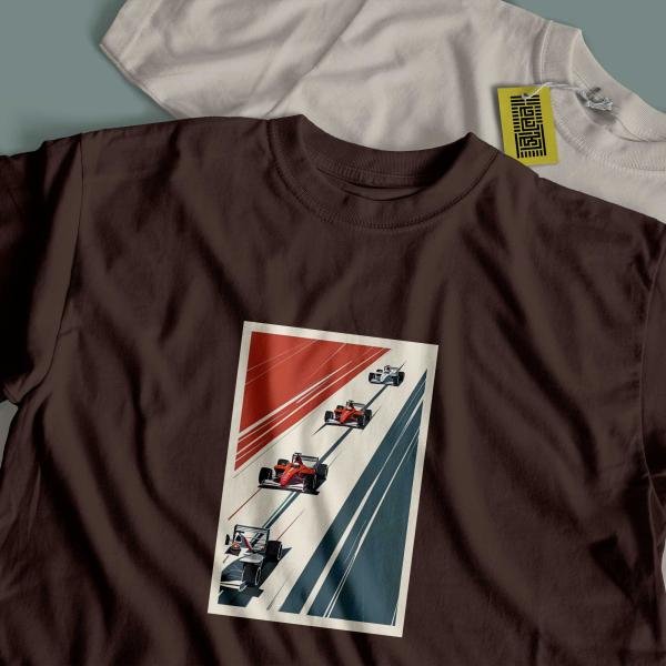 Racing Car Printed Tshirt