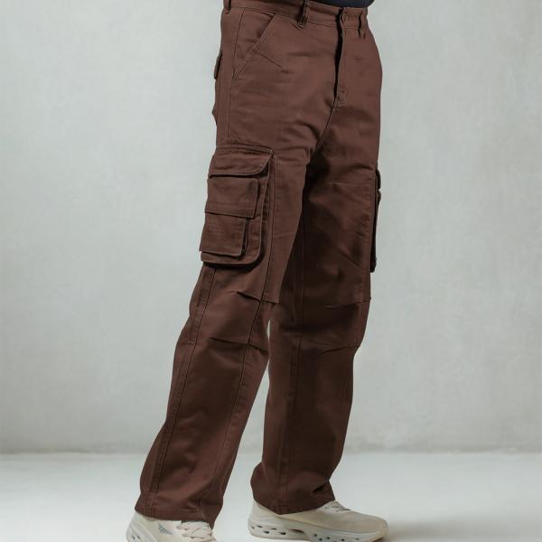 8 Pocket Baggy Pant - Coffee Color