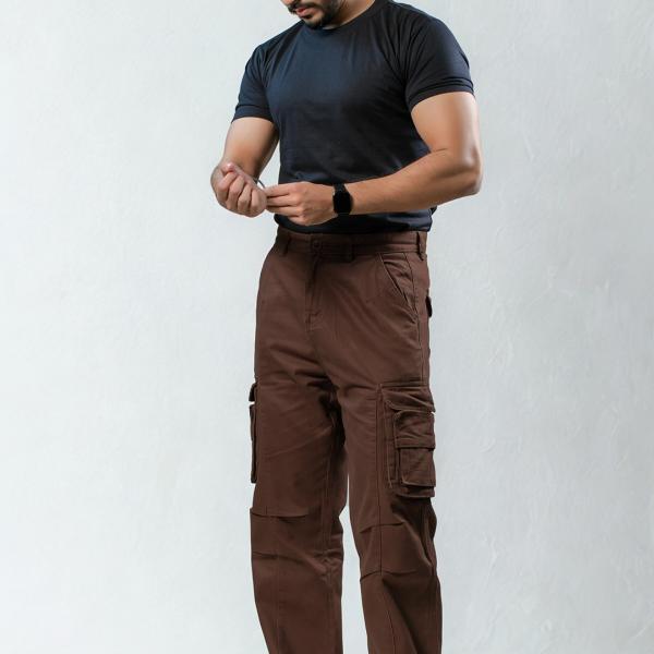 8 Pocket Baggy Pant - Coffee Color