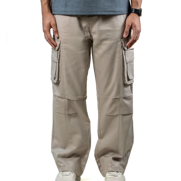 8 Pocket Baggy Pant - Off White Color