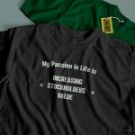 Shareholder Value – Meme Printed T-Shirt