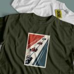 Racing Car Printed Tshirt