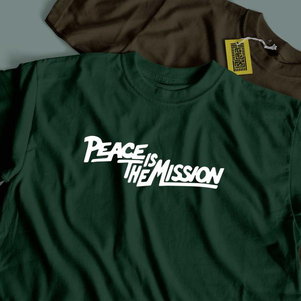 Peace is the mission MINIMAL Tshirt