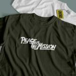 Peace is the mission MINIMAL Tshirt