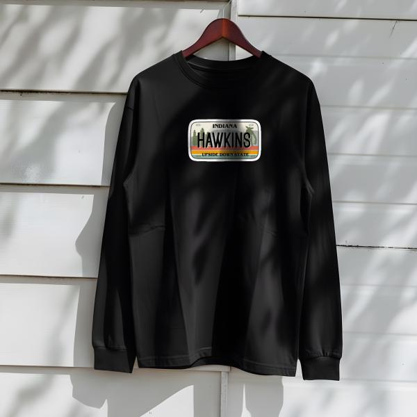 Stranger Things Upside Down - Long Sleeve Printed Tshirt